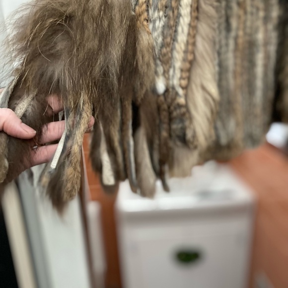 XL rabbit fur vest - Picture 4 of 5